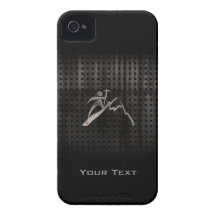 Mountain Climbing; Cool Black iPhone 4 Case-Mate Case