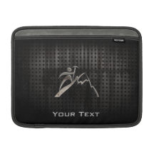 Mountain Climbing; Cool Black Sleeves For MacBook Air