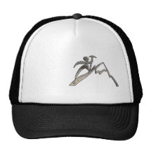 Mountain Climbing; Cool Black Mesh Hats