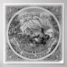 Mountain Dew Fine Cut Chewing Tobacco, 1872 Print