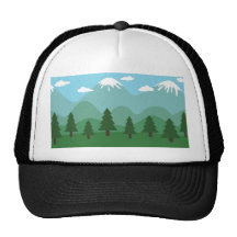 Mountain Forest Trucker Hat