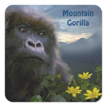 Mountain Gorilla African Wildlife Sticker