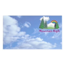 Mountain High Logo Business Card