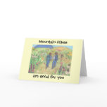 Mountain Hikes Greeting Cards