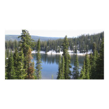 Mountain Lake Photo Greeting Card