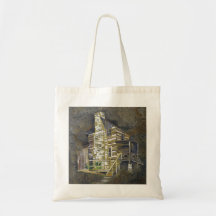 Mountain Log Cabin Bag