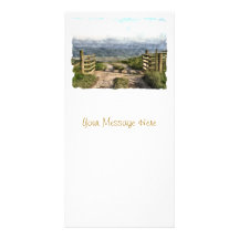 MOUNTAIN ROAD PERSONALIZED PHOTO CARD