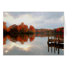 Mountain Run Lake Greeting Cards