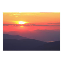 Mountain Sunset Photographic Print