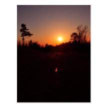 Mountain Sunset Post Card