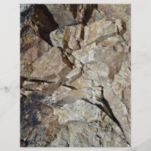 Mountain Wall with Irregular Rock Patterns Personalized Flyer