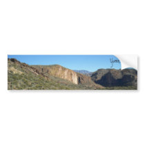 Mountains & Blue Sky -Yuma, Arizona Bumper Sticker
