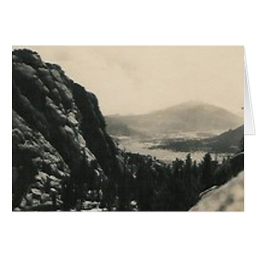mountains landscape card