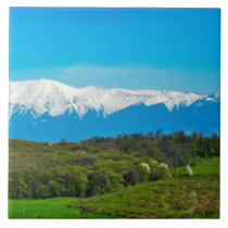 Mountains landscape tiles