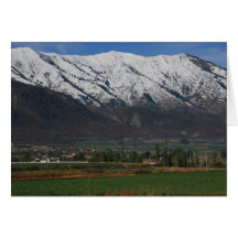 Mountains Overlooking Wellsville Cards