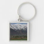 Mountains Overlooking Wellsville Keychains
