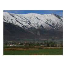 Mountains Overlooking Wellsville Postcard