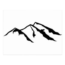 Mountains Post Card