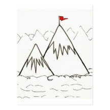 Mountains postcard