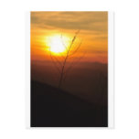 Mountaintop Sunset Post Card
