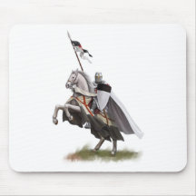 Mounted Knight Templar Mousemats