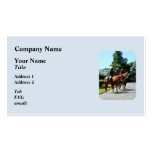 Mounted Police Profile Business Cards