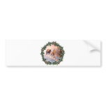 MOUNTIAN MAN & WREATH by SHARON SHARPE Bumper Sticker