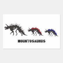 Mountosaurus Family Sticker
