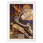 Mourant par le maître de la croix sainte carte de vœux