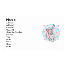 Mouse 3rd Birthday T-shirts and Gifts Business Card