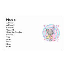 Mouse 4th birthday T-shirts and Gifts Business Card Templates