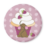 Mouse and Cupcake Fridge Magnets