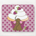Mouse and Cupcake Mouse Pad