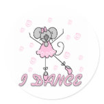 Mouse Ballet I Dance Stickers
