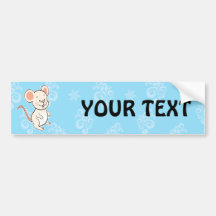 Mouse bumper sticker