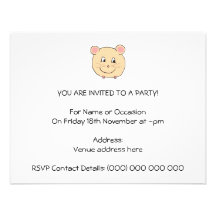 Mouse Cartoon. Custom Announcement
