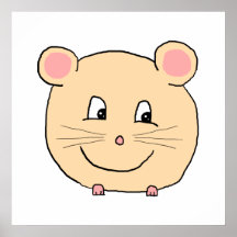 Mouse Cartoon. Poster
