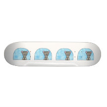 Mouse Driving a Car. Skate Board Decks