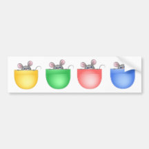 Mouse In Pocket Bumper Sticker