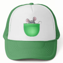 Mouse In Pocket Trucker Hat