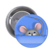 Mouse in Pocket Pinback Button