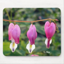 MOUSE PAD, 3 Bleeding Heart