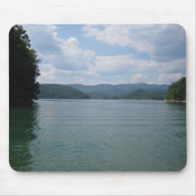 mouse pad, blue ridge scene