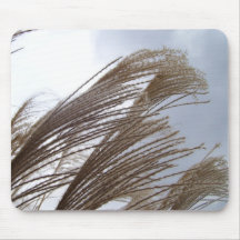 Mouse Pad - Maiden Grass Stormy Sky