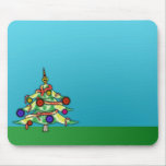 Mouse Pad Mat Christmas Tree Holiday Customizable mousepads