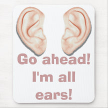 Mouse Pad - Standard - "All Ears!"