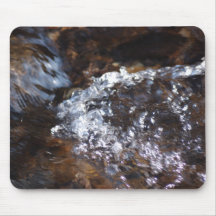 Mouse pad with a water scene