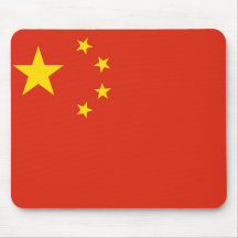 Mouse pad with Flag of China