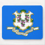 Mouse pad with Flag of Connecticut State - USA