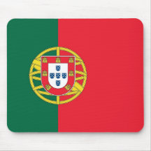 Mouse pad with Flag of Portugal